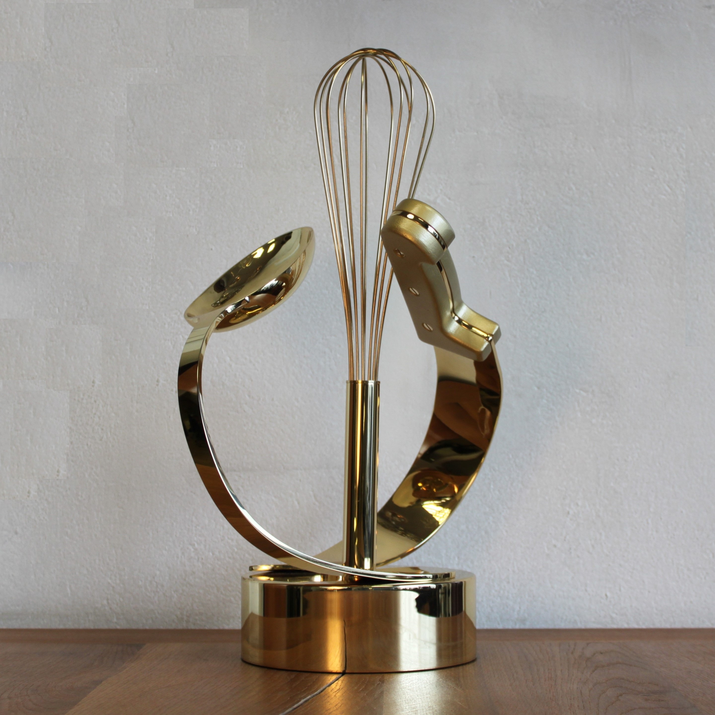 Trophée en bronze et en laiton pour une association de charcutiers traiteurs - CPET