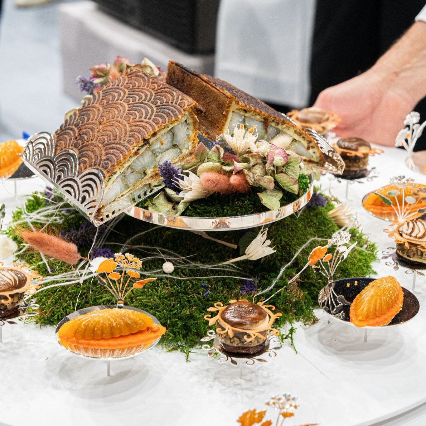 Pieces d'orfevrerie pour le plateau de G. Gentil, candidat au Bocuse d'Or France 2025 5 ©Agence C. Carlier - A. Battut