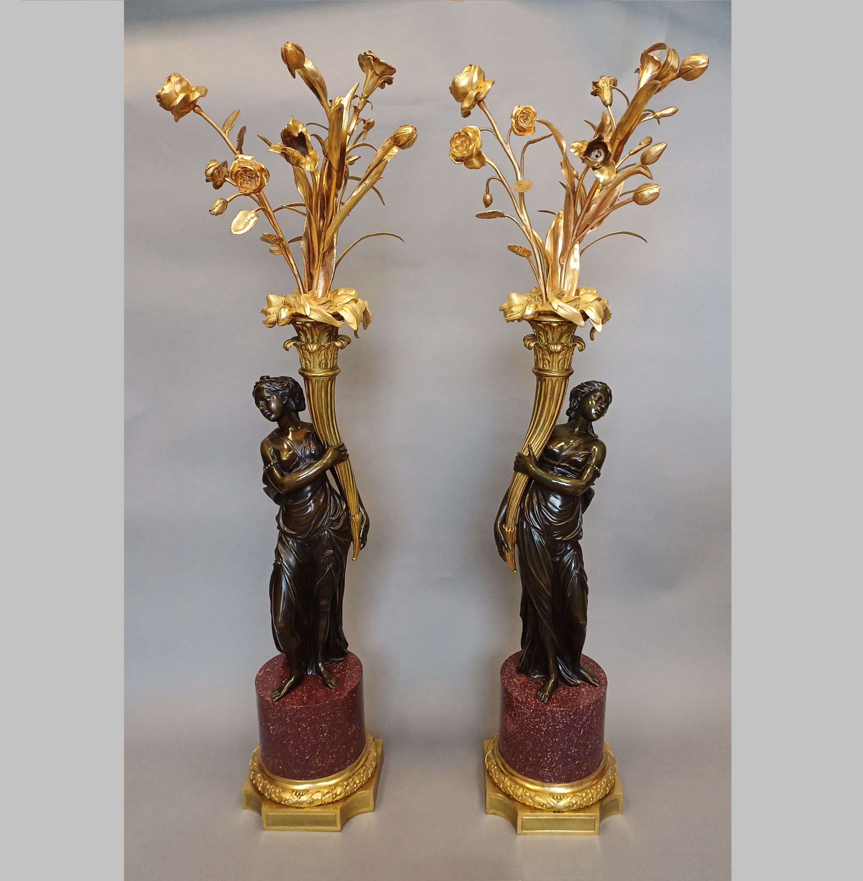 Paire de candélabres de François Rémond vers 1790 - Collection particulière