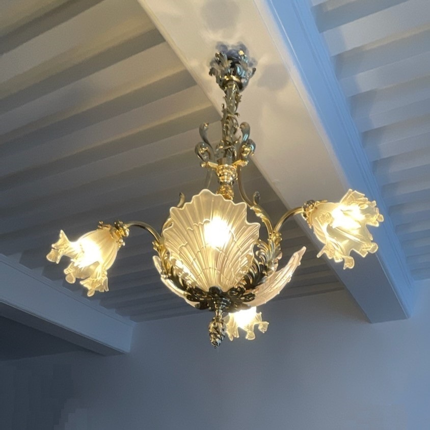 Petit lustre Rococo - Collection particulière